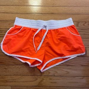 Orange board shorts